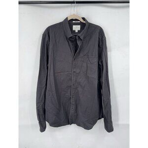 Lucky Brand Men's Casual Button Down Shirt - Dark Gray